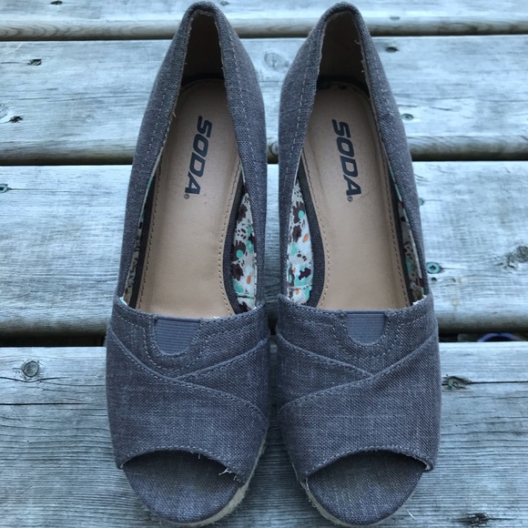 3 for $35 Soda gray shoes - Picture 2 of 6